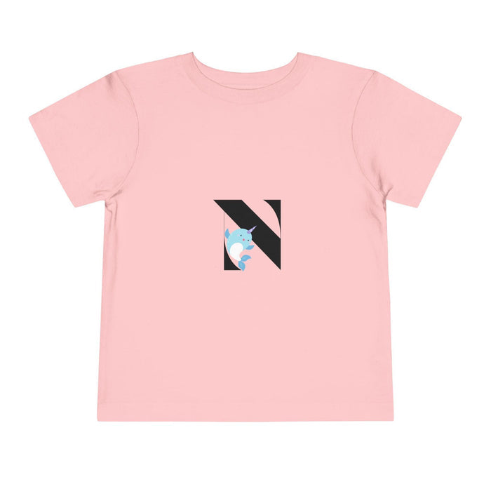 Alphabet Adventures: Letter N - Narwhal Toddler T-shirt - Whippie's
