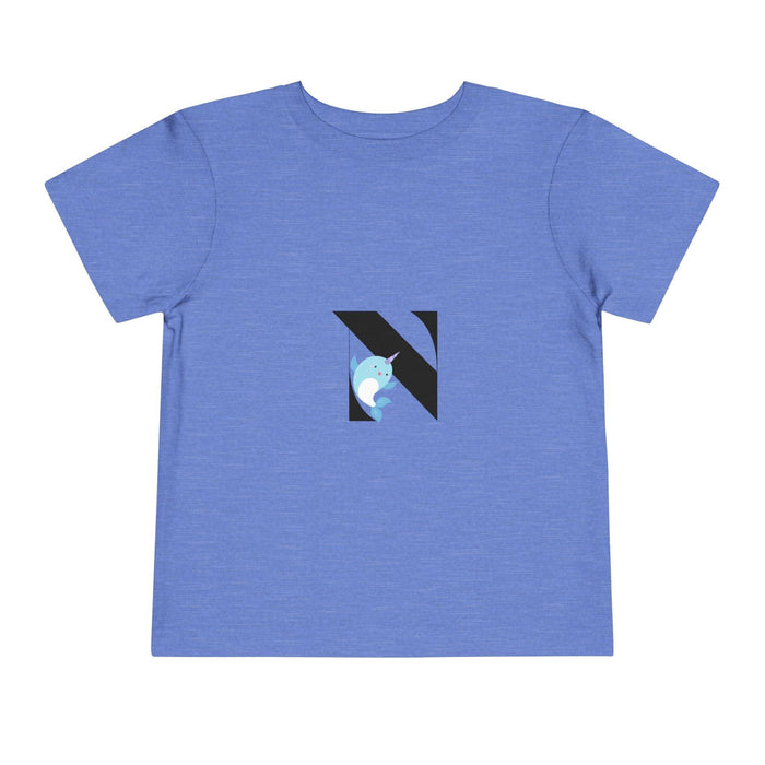 Alphabet Adventures: Letter N - Narwhal Toddler T-shirt - Whippie's