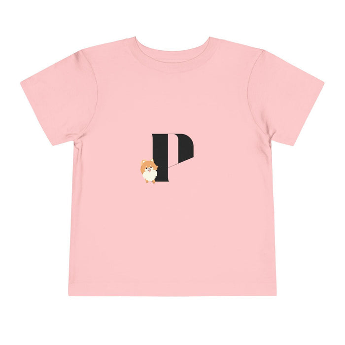 Alphabet Adventures: Letter P - Pomeranian Dog Toddler T-shirt - Whippie's