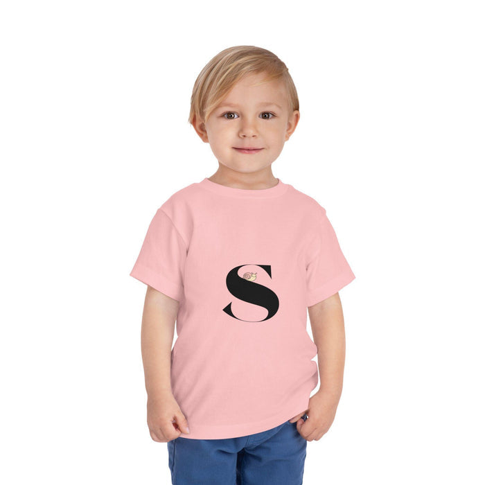 Alphabet Adventures: Letter S - Snail Toddler T-shirt - Whippie's