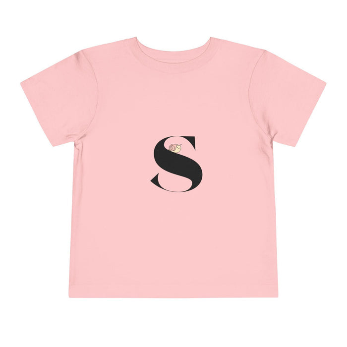 Alphabet Adventures: Letter S - Snail Toddler T-shirt - Whippie's