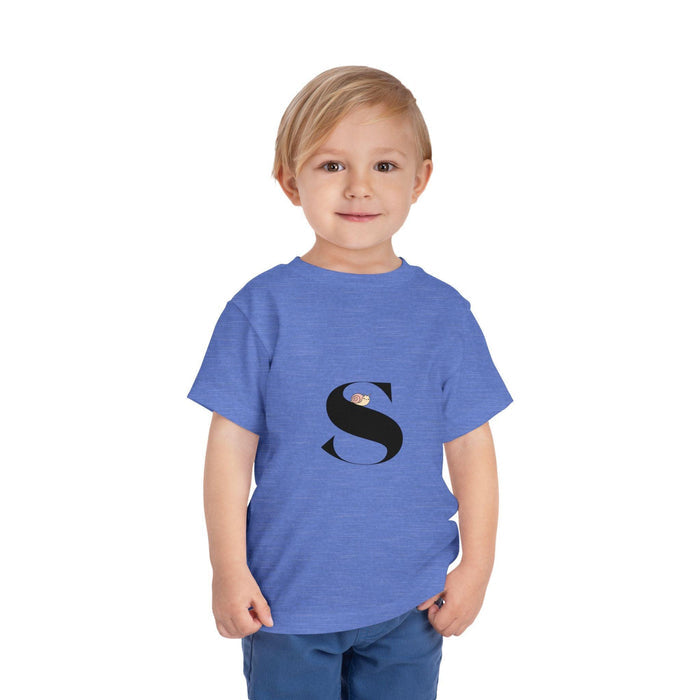 Alphabet Adventures: Letter S - Snail Toddler T-shirt - Whippie's