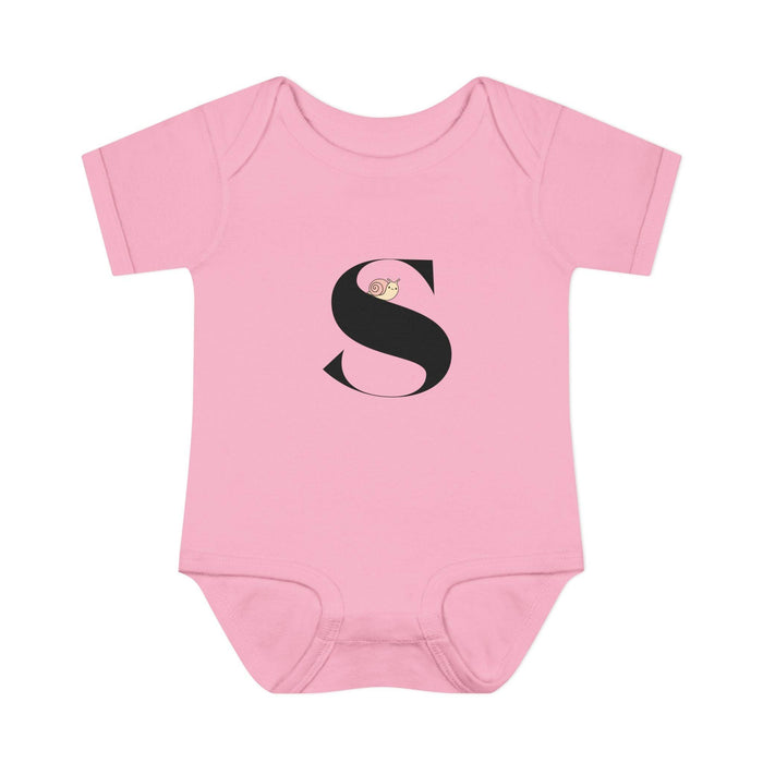 Alphabet Adventures: Letter S - Snazzy Snail Baby Onesie S is for Snazzy Snail! - Whippie's