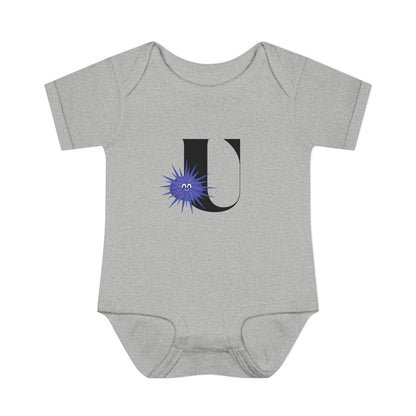 Alphabet Adventures: Letter U - Unforgettable Urchin Baby Onesie U is for Unforgettable Urchin! - Whippie's
