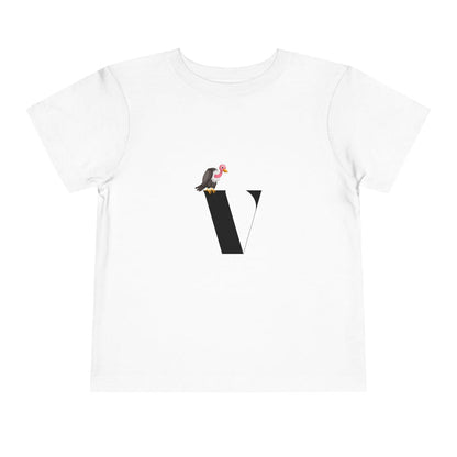 Alphabet Adventures: Letter V - Vulture Toddler T-shirt - Whippie's