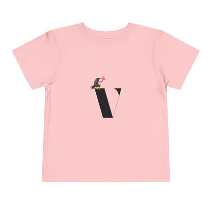 Alphabet Adventures: Letter V - Vulture Toddler T-shirt - Whippie's