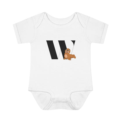 Alphabet Adventures: Letter W - Wonderful Walrus Baby Onesie W is for Wonderful Walrus! - Whippie's