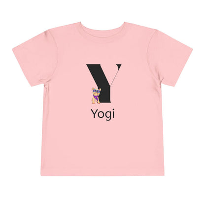 Alphabet Adventures: Letter Y - Yappy Yorkie Toddler Tee - Personalizable - Whippie's