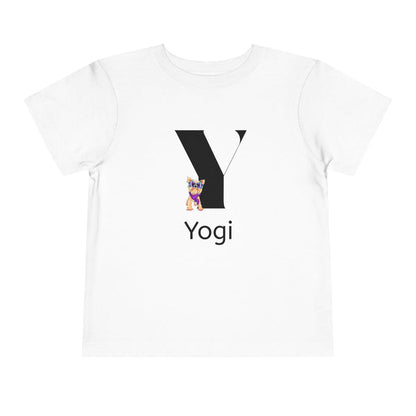 Alphabet Adventures: Letter Y - Yappy Yorkie Toddler Tee - Personalizable - Whippie's