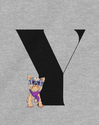 Alphabet Adventures: Letter Y - Yorkie Youth T-Shirt - Whippie's