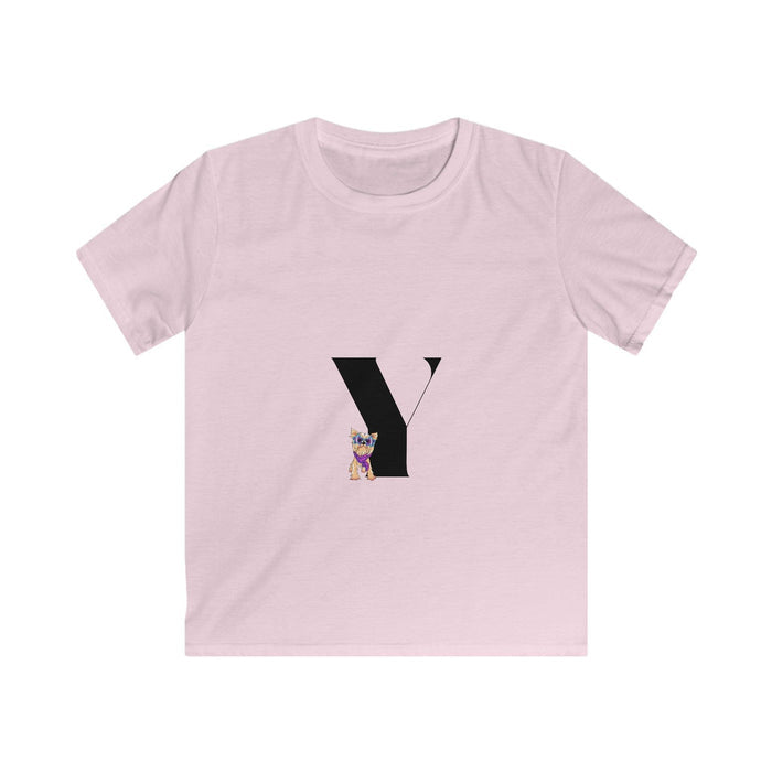 Alphabet Adventures: Letter Y - Yorkie Youth T-Shirt - Whippie's
