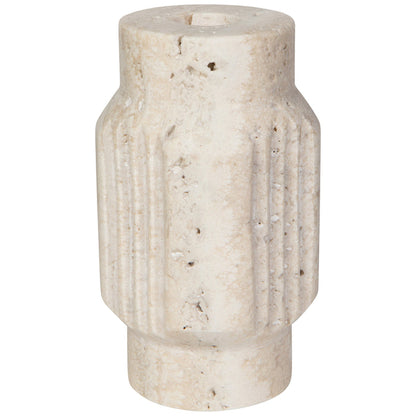 Altis Travertine Candle Holder Tall