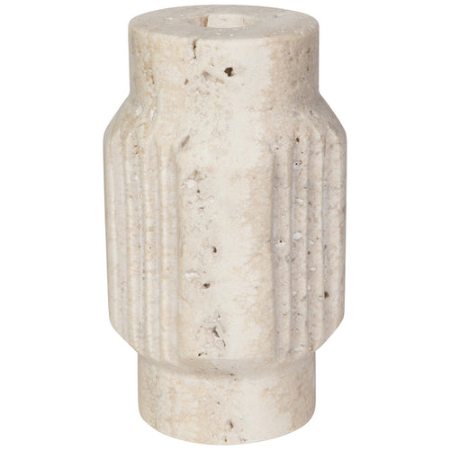 Altis Travertine Candle Holder Tall