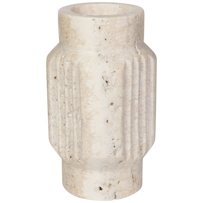 Altis Travertine Candle Holder Tall