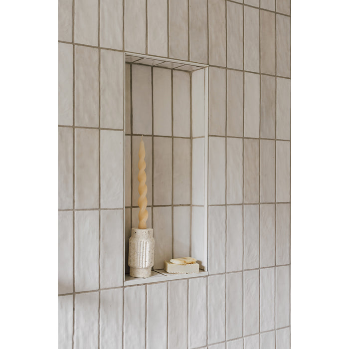 Altis Travertine Candle Holder Tall