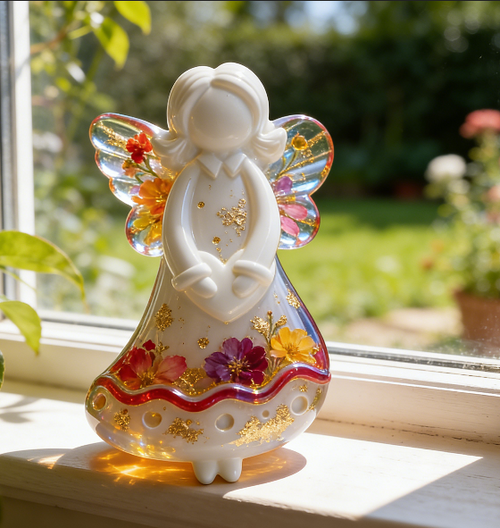 Angel Hanging Ornament Resin Mold
