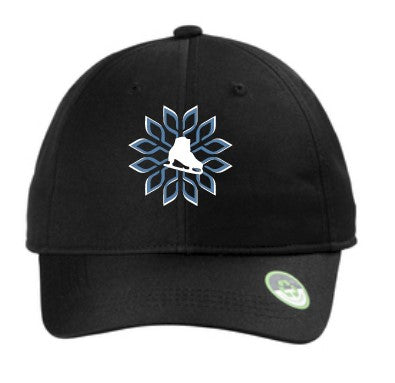 Aspire Academy Unstructured Black Velcro Back Cap