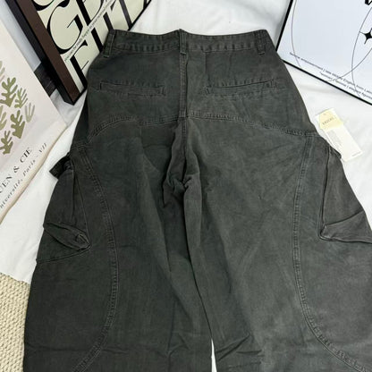 Cargo-Style Curved-Leg Rousers