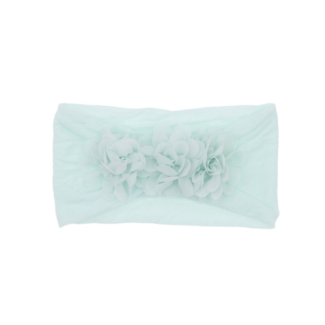Baby and Toddler Chiffon Triple Flower Hairband - Headband Stretch Girls Hair Accessories