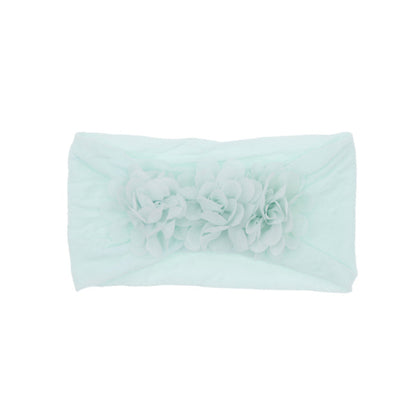 Baby and Toddler Chiffon Triple Flower Hairband - Headband Stretch Girls Hair Accessories