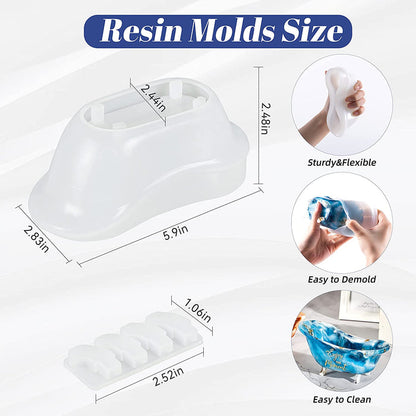 Bathtub Storage Box Resin Molds