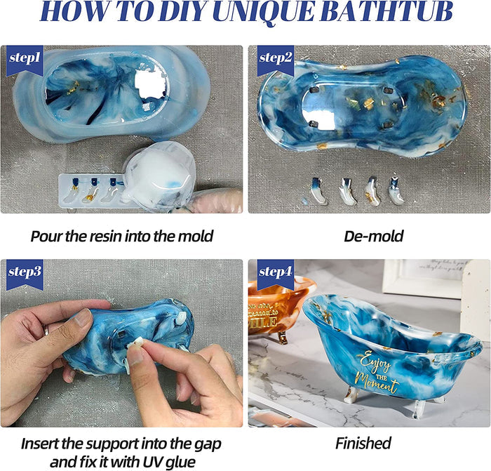 Bathtub Storage Box Resin Molds