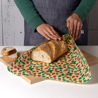 Berries and Fruit Extra Large Beeswax Wrap