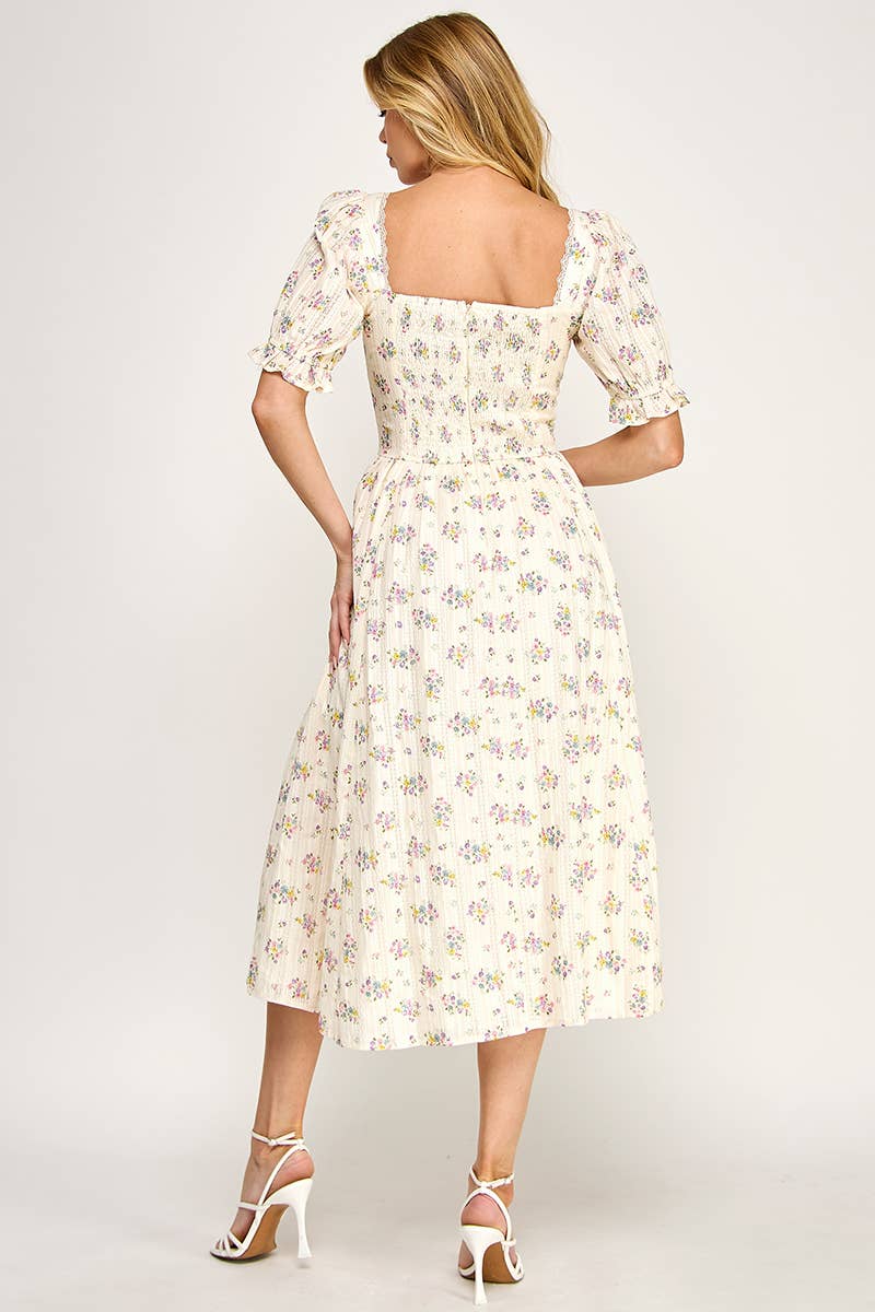 Bloom In Love Midi Dress RESTOCK