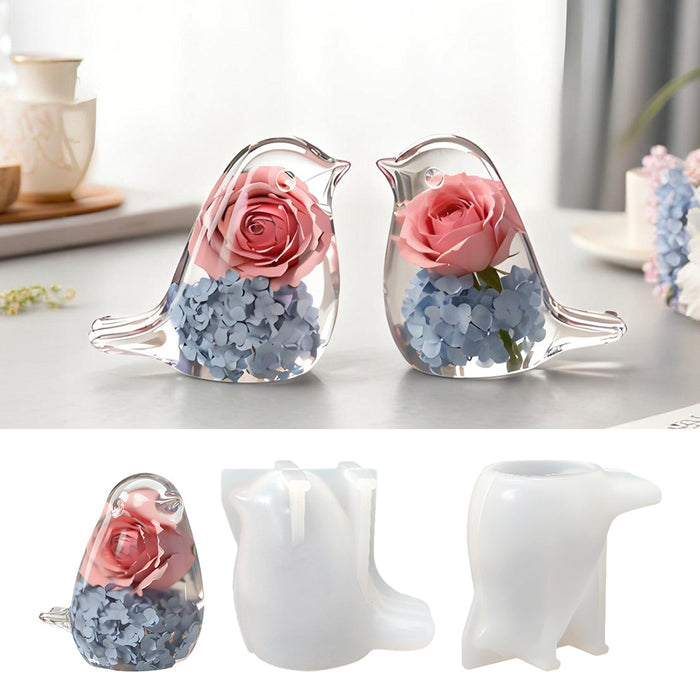 Bird Ornament Resin Mold