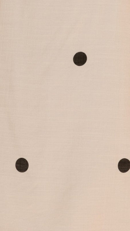 Nalu Mini Dress - Cream Polka