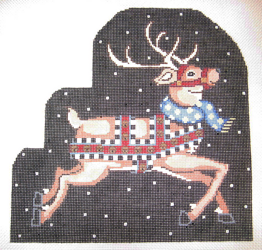 Needlepoint Blitzen Canvas
