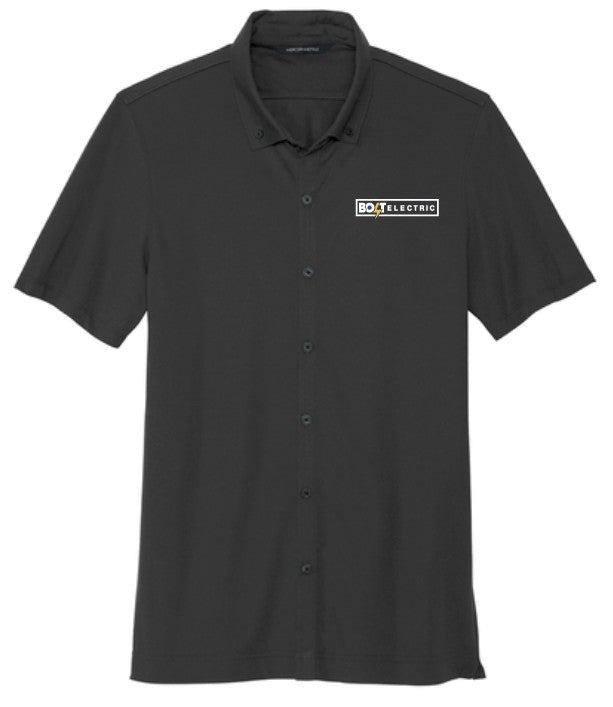 Bolt Electric Button Up Polo Shirt