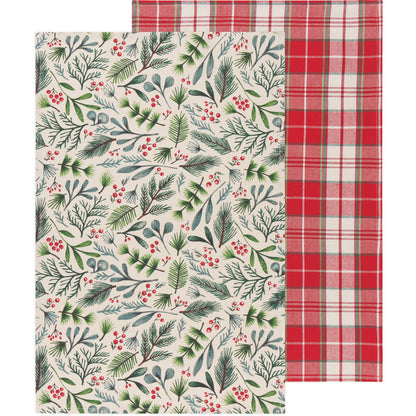 Bough & Berry Dishtowels Set of 2