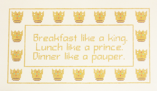 Needlepoint Breakfast Canvas
