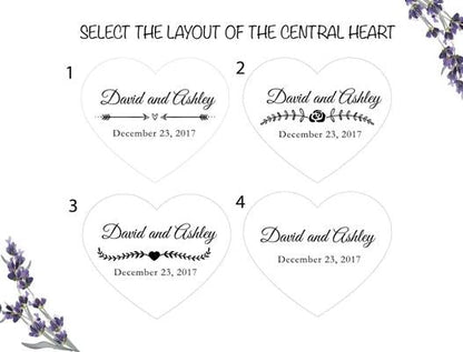 Bride and Groom Wedding Wish Drop Frame-Guest Book Alternative