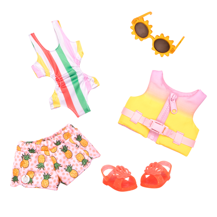 Boating outfit for 14-inch doll