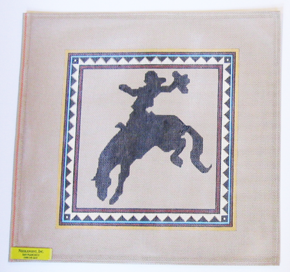 Needlepoint Bronco Canvas