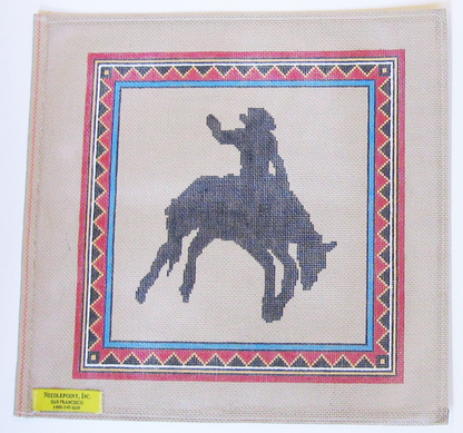 Needlepoint Bronco Canvas