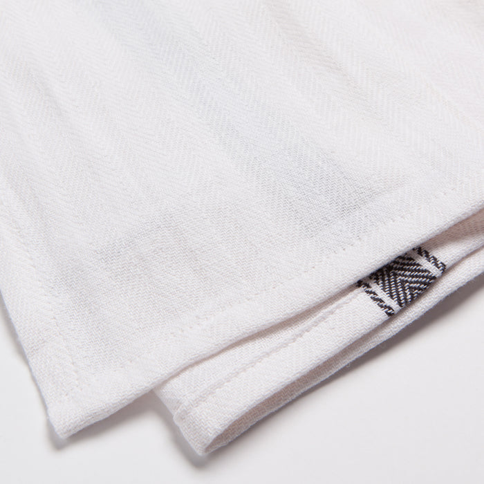 Brooklyn Stripe Black Dishtowels Set of 4
