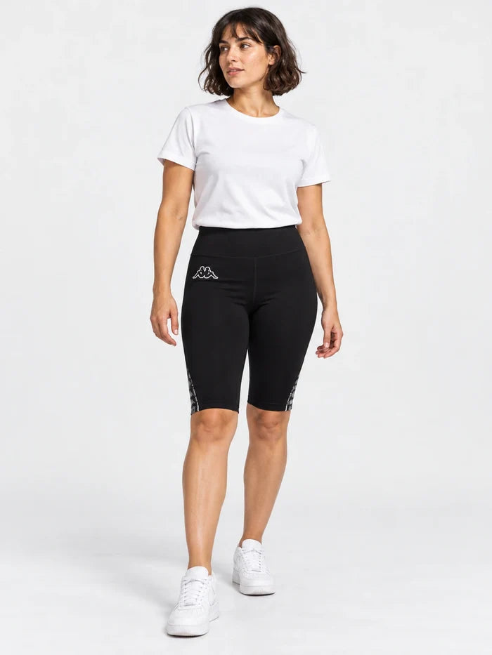 Calza Kappa Logo Tape Dicles Legging Negro — vista principal