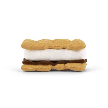 P.L.A.Y. Pet Lifestyle and You Dog Toys Camp Corbin Gimme S'mores Plush Squeaky Dog Toy
