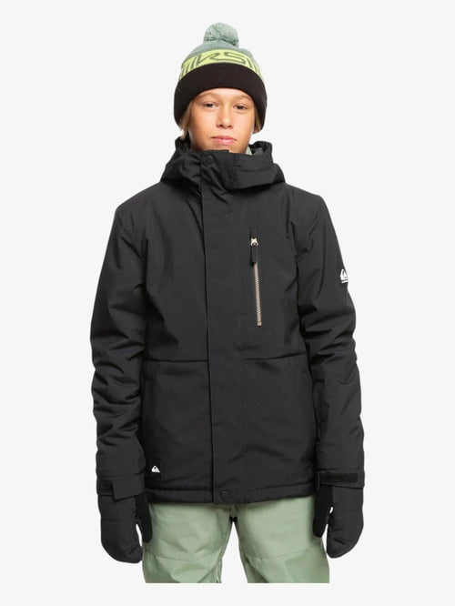 Campera Niño Quiksilver Snow Mission Solid Negro