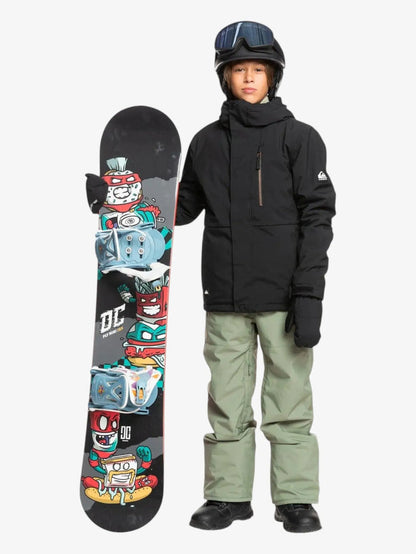 Campera Niño Quiksilver Snow Mission Solid Negro