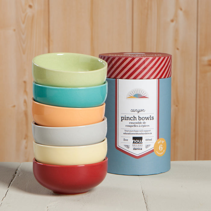 Canyon Pinch Bowls Set of 6