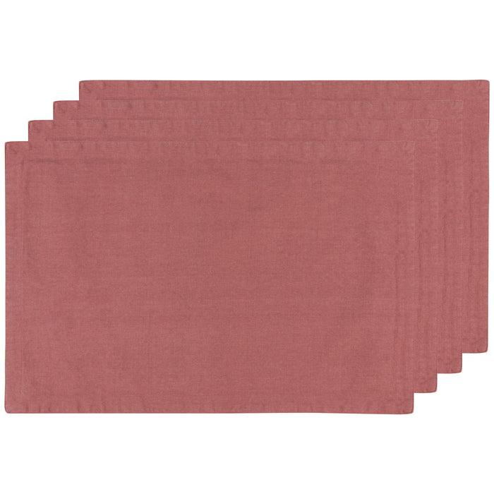 Canyon Rose Stonewash Placemats Set of 4