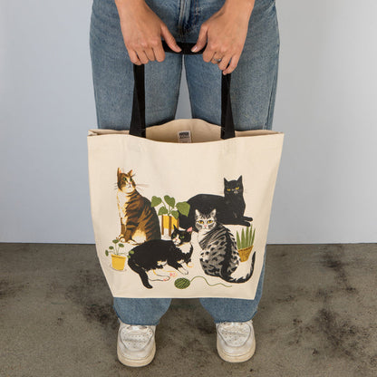 Cat Collective Tote Bag