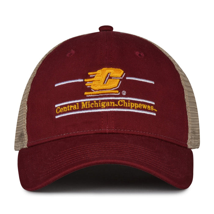 Central Michigan Chippewas Split Bar Trucker, product view