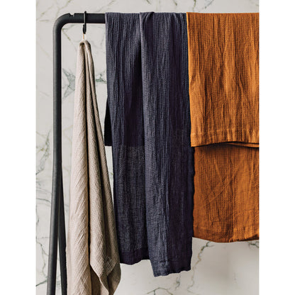 Charcoal Linen Bath Towel