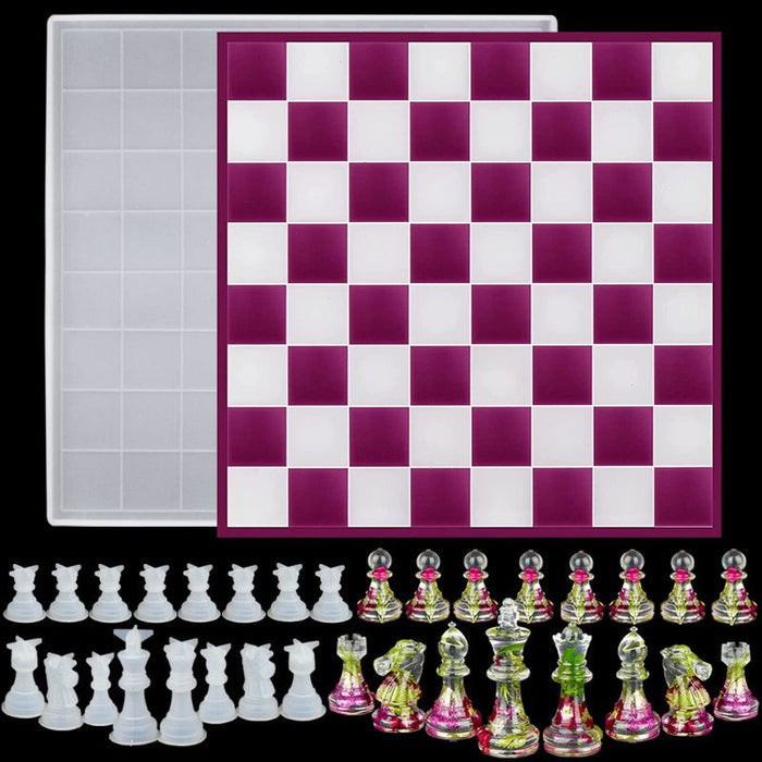 Chess Resin Silicone Mold
