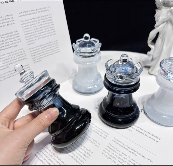 Chess Storage Jar Resin Mold